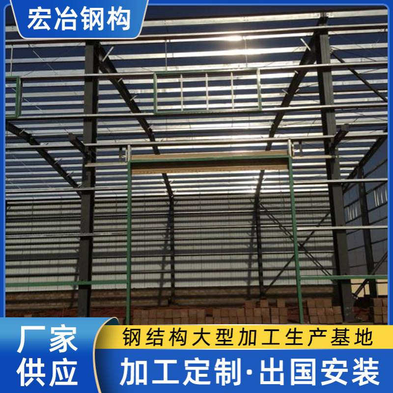 承接出口钢结构工程订单钢构厂房仓库设计材料制作安装一站式服务