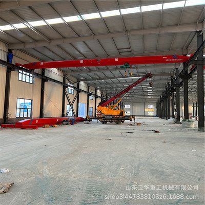 济宁5吨单梁行吊循环泵房悬挂行车天吊 10吨9米单梁起重机航车