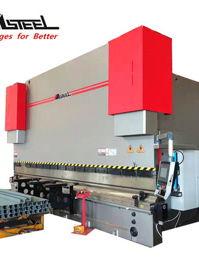 麦斯铁钣金设备MBW系列7轴油电混合动力数控液压折弯机800T/6100