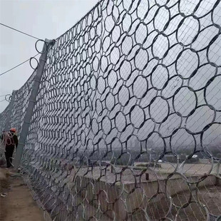 落石冲击实验报告 SNS被动防护网 成都RX 075型被动防护网