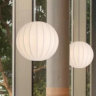 法式 复古蚕丝吊灯侘寂中古民宿客厅创意卧室餐厅奶油风灯