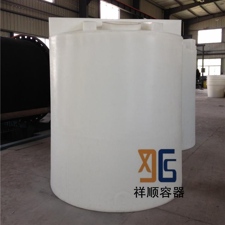 MC-6000L工业搅拌槽6吨塑料反应桶塑料混药桶片碱搅拌桶PE白罐