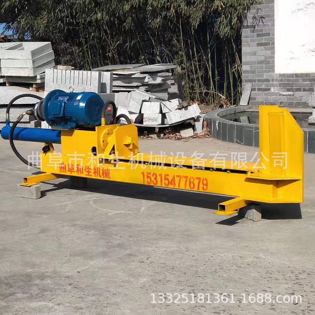 大功率液压树根劈木机和生380伏电压杂木劈柴机电动树墩破材器