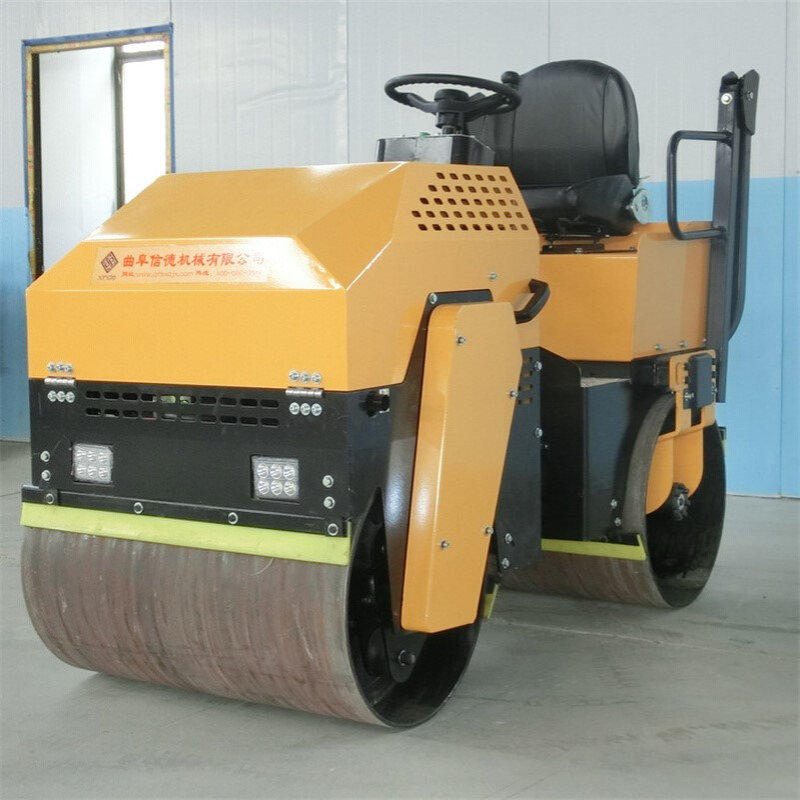 建筑工地使用双钢轮压沥青土方户外 1.5吨座驾小型压路机修路施工