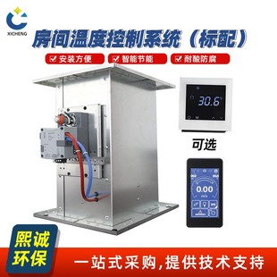 熙诚节能房间温度控制系统温控风阀控制面板管道通压力风温控系统