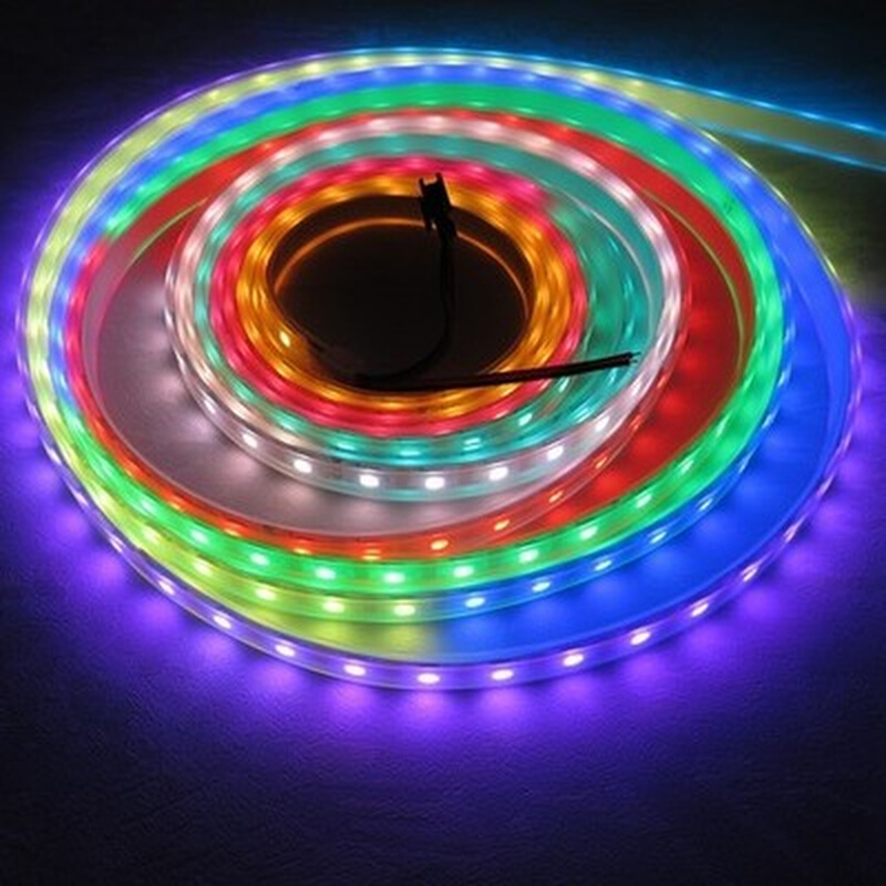 幻彩灯条 LED5050数码灯带 RGB跑马灯带 七彩灯带