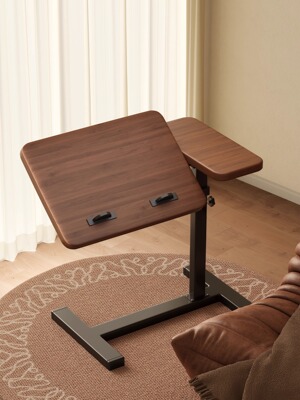 床边桌升降电脑桌可折叠移动书桌客厅沙发边几卧室学习桌子工作谚