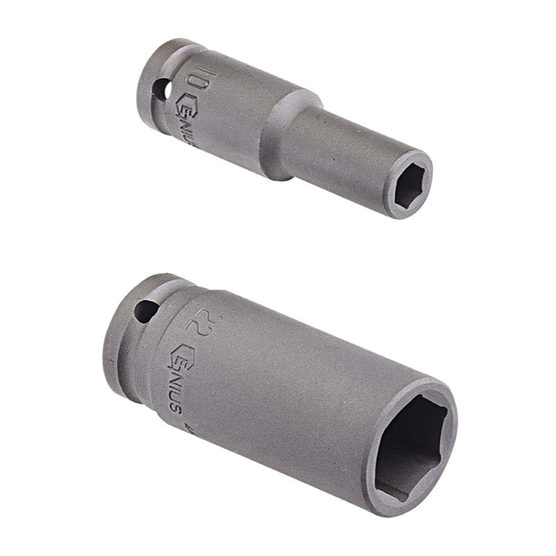 天赋3/8″气动公制6角长套筒（铬钼钢）346310