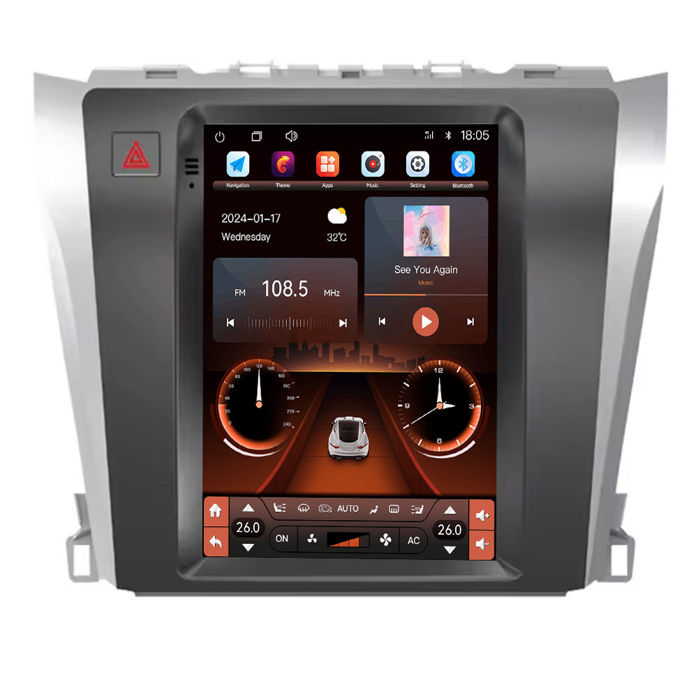 2012-2016凯美瑞车载智能导航仪10.4寸安卓导航智能一体