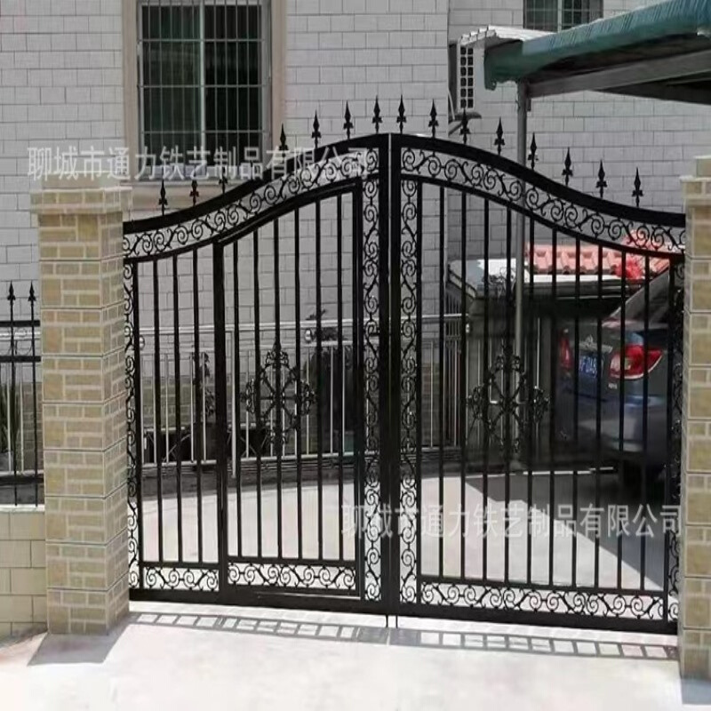 铁艺门庭院农村别墅栏栅大门家用自建院子学校小区入户门农村围墙