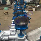 电动刀闸阀 304不锈钢刀闸阀DN100 16P 电动不锈钢刀闸阀 PZ973F