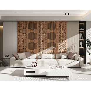 议室直播间影院展厅木质中纤板阻燃穿孔异孔声学扩散体吸音板