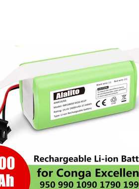适用于Ecovacs 950 990 1090 1790/科沃斯扫地机电池14.4v2600mA