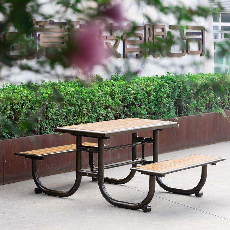 户外公园椅不锈钢休闲连体桌椅露天庭院酒吧餐厅学校桌椅,家庭/个人清洁工具,垃圾桶,淘宝优惠券,粉丝福利购,淘宝优惠卷