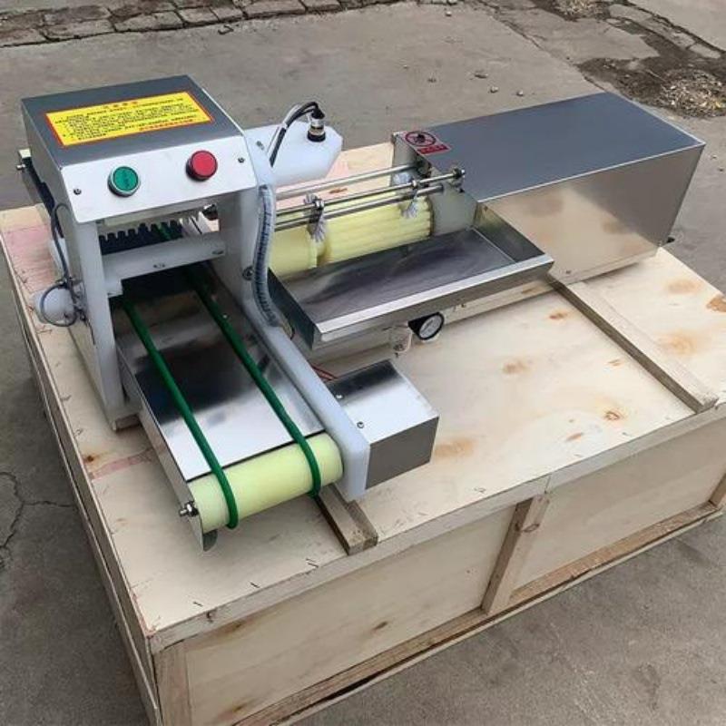 全自动羊肉串穿串机 多功能商用烧烤摆摊串肉片机器 国煤