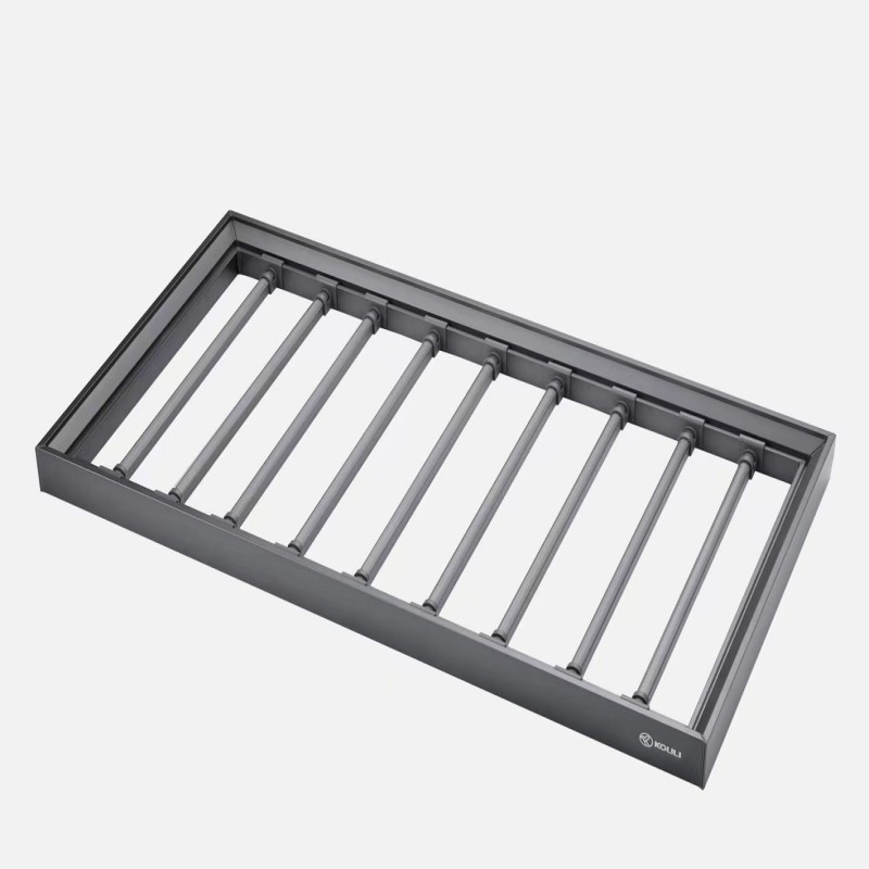 裤架衣柜内置可伸缩裤抽架家用多功能抽拉衣帽间五金配件西裤架