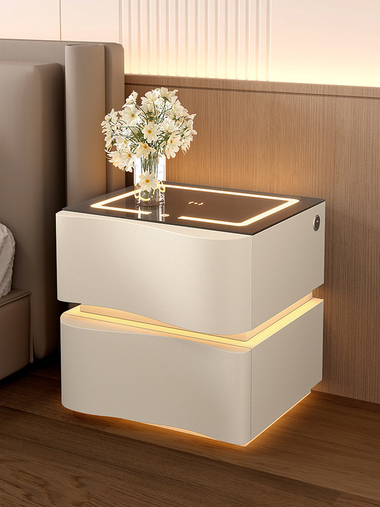 智能床头柜，高端，创意，家居，简单，现代，多功能存储，卧室床