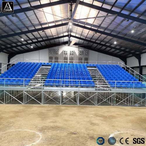 12层13.5m铝合金看台活动看台座椅观赛观众座椅