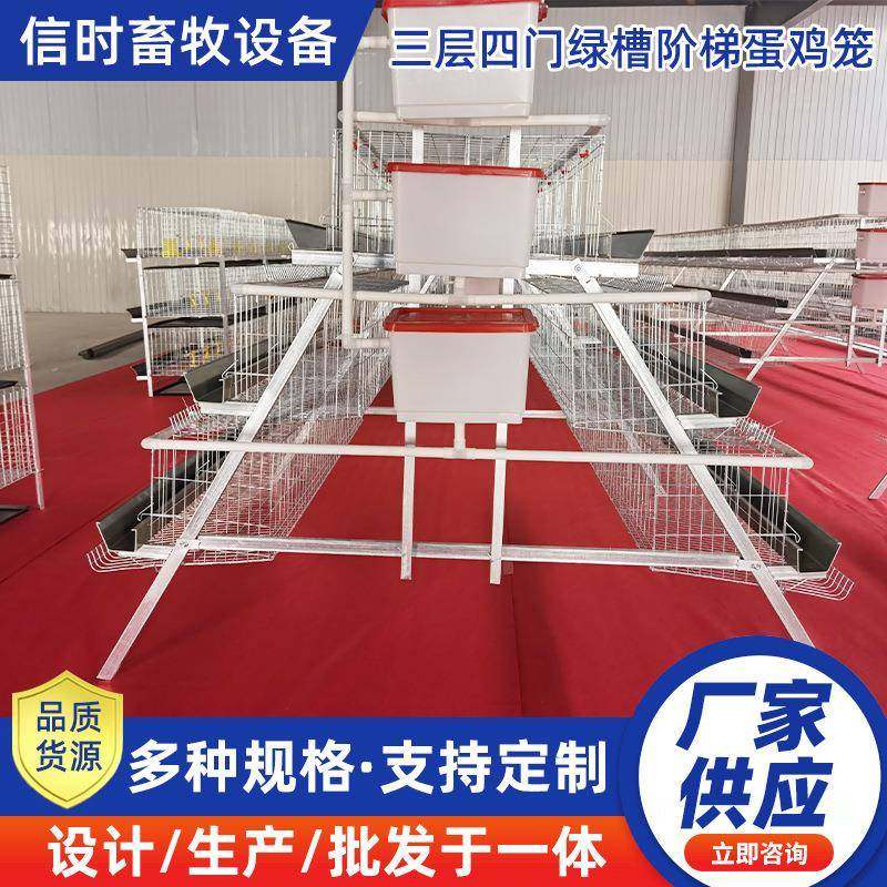 A型阶梯蛋鸡笼三层四门阶梯蛋鸡笼冷镀锌鸡舍家用养殖场源头厂家,畜牧/养殖物资,特种养殖设备,淘宝优惠券,粉丝福利购,淘宝优惠卷