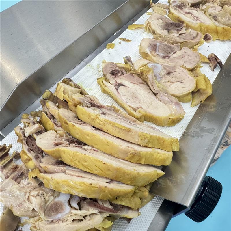W120熟肉切片机 熟肉切条切片机 盐焗鸡切片机 咸五花肉切片机