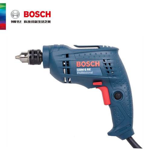 BOSCH手电钻GBM6RE正反调速电钻电动螺丝批起子机