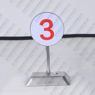 厂家供应射击场光地灯标牌靶位牌不带灯标识靶识牌靶场数字号码牌