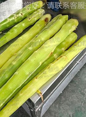 莴全自WUD动苣削皮机 低损耗果皮蔬削皮备 设现货茄子去机