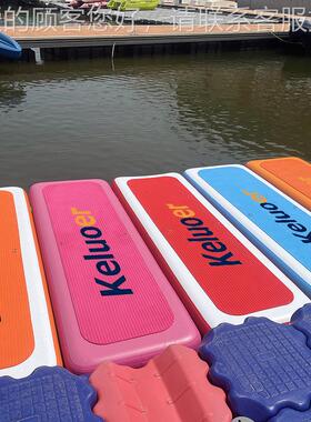 充气上排水充气床垫蓝色长浮板2.2*0.7浮m瑜KLE-2995伽垫充气体操