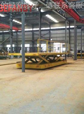 车蓄电池充电式压轨动道平车工件运输SNV有轨电平液升降电动平移