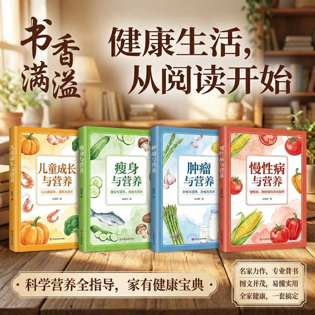 国民健康与饮食营养丛书健康科普养身养生书籍儿童成长与营养慢性病与营养瘦身与营养肿瘤与营养科学减肥预防慢性病肿瘤书籍读物