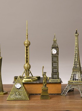 广州塔小蛮腰金属建n筑模型旅游纪念品小礼物礼品桌面装饰品摆件