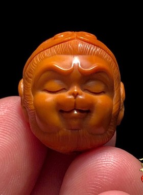 橄榄核单a籽核雕单颗猴子手链吊坠挂件雕刻孙悟空背云大圣手串配