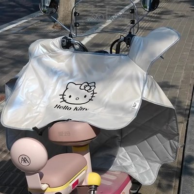 挡风被电动车四季通用2025新款防晒防J水春夏秋款轻薄挡风被可爱