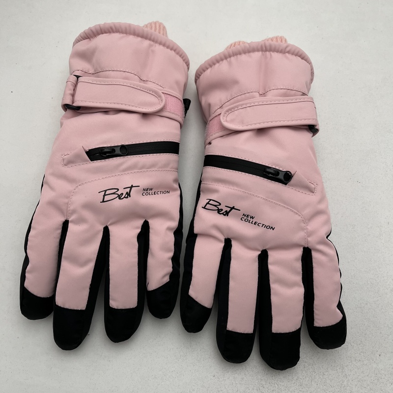 滑雪手套女士2023新款冬季骑行防滑防寒加绒保Q暖电动车触屏手套