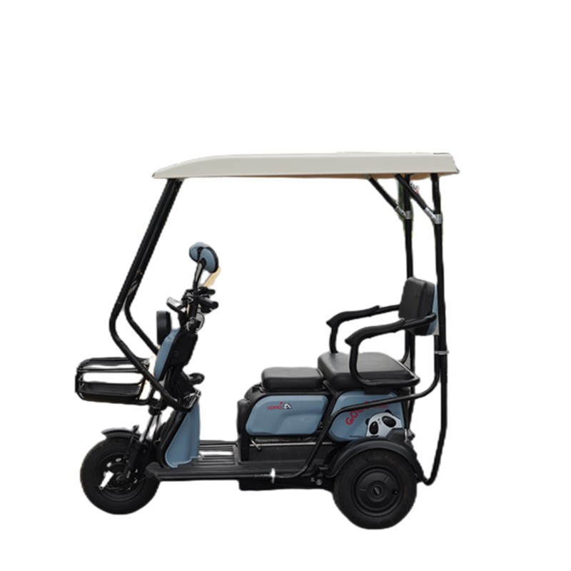 电动三轮车车棚休闲推拉款小巴士透明H遮雨篷加厚新款全封闭挡风