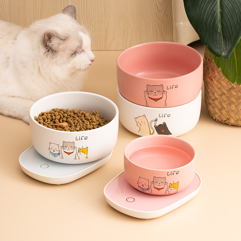 猫咪恒温饮水机加热保温酸奶机宠物F冬季喝水水碗饮水器过冬神器