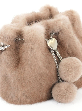 【苏苏nana精选】进口水貂毛手拿包NJ18-STPB