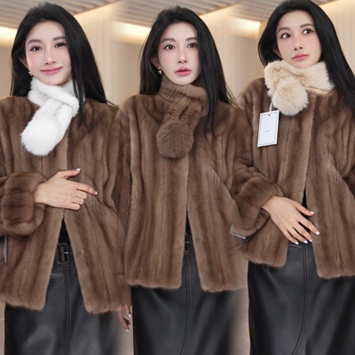 【非市场货】进口水貂围巾NJ18-MQWB