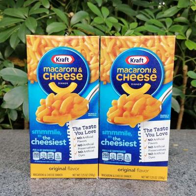 Macaroni Cheese Pasta方便简易速食206g美国卡夫奶酪芝士通心粉