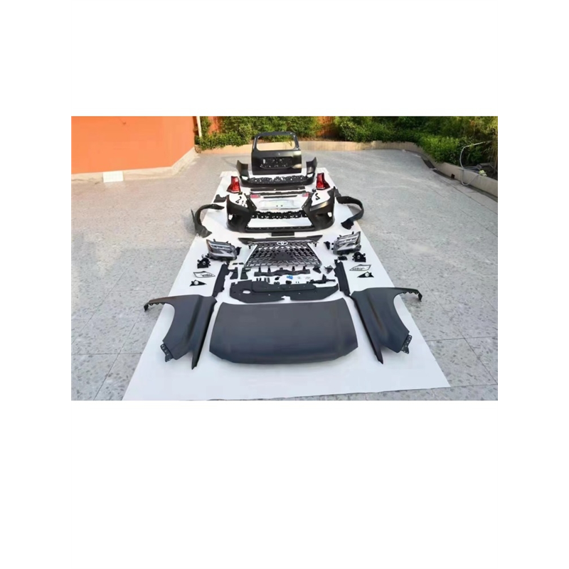 超霸改装GX460包围套件前脸中网