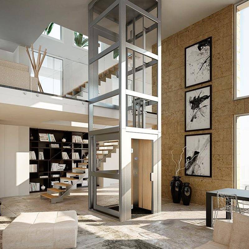 别墅室内电梯小型家用电梯简易无障碍家庭电梯二三四复式阁楼电梯