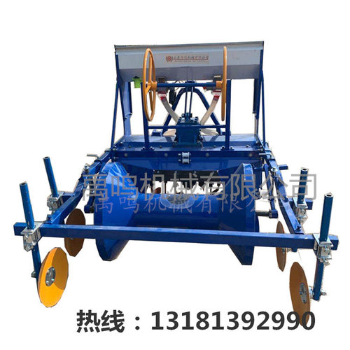 农用旋耕覆膜机施肥机 四轮拖拉机带的起垄覆膜带滴灌施肥一体机