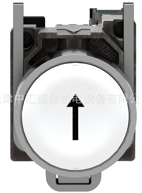 XB4BA3341白色按钮1NO功能符号ZB4BZ101+ZB4BA334平头按钮