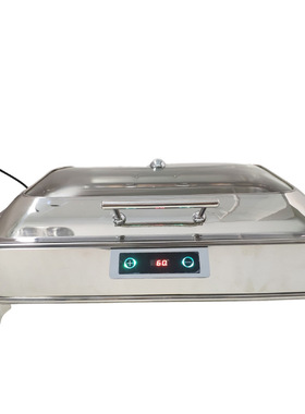 焰鼎Flame tripod长方形自助餐炉玻璃盖电加热保温炉数显厂家直销
