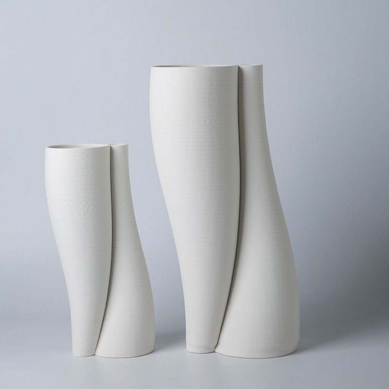 3D简约陶瓷花瓶摆件客厅酒柜台面花器样板房售楼处玄关软装饰,模玩/动漫/周边/娃圈三坑/桌游,文化/体育周边,淘宝优惠券,粉丝福利购,淘宝优惠卷