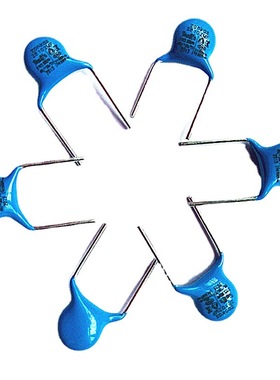 松家产销陶瓷电容安規電容Y2电容器222M300VACY5VP7.5藍色瓷片