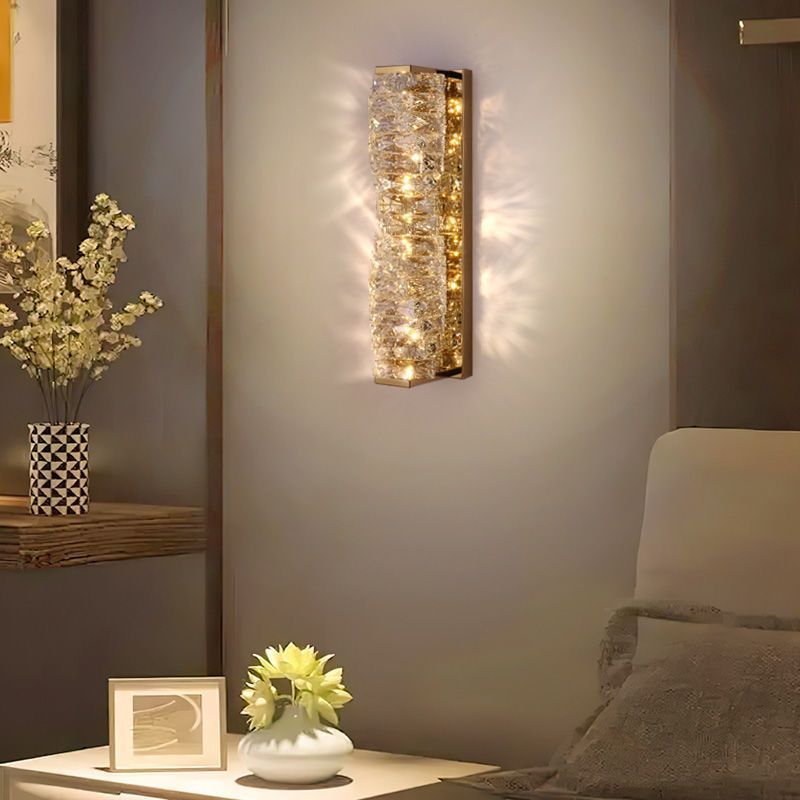 床头法式壁灯新款网红客厅壁灯墙上水晶阳台北欧墙灯led美式2023