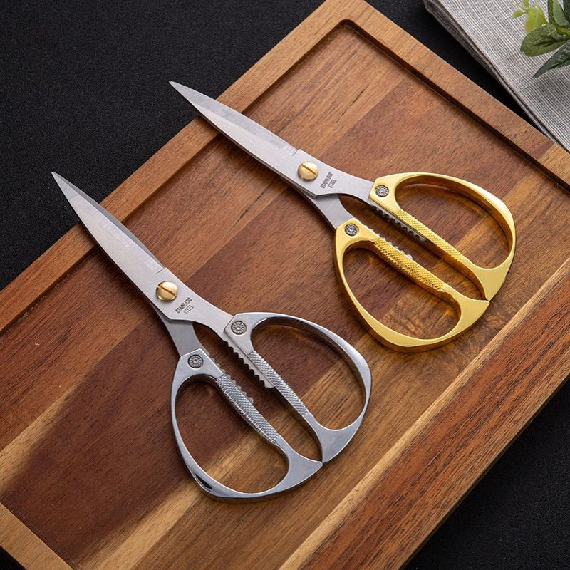 家用不锈钢剪刀服饰裁缝剪学生手工剪厨房剪刀龙凤剪ASAKH-NO.K82