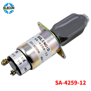 24V柴油发电机停机电磁阀铁1751 24A6U1B1S5熄火器 4259