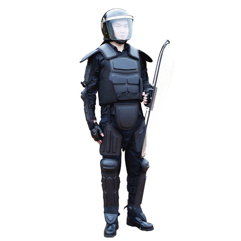 厂家批发PC壳体黑色硬质抗击打阻燃防暴服